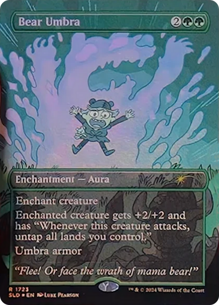 Bear Umbra (Rainbow Foil) [Secret Lair Drop Series] | Shuffle n Cut Hobbies & Games