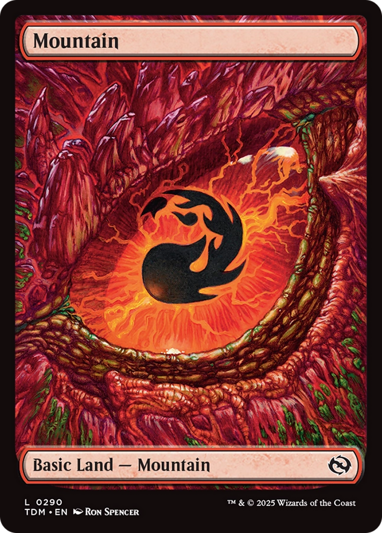 Mountain (0290) [Tarkir: Dragonstorm] | Shuffle n Cut Hobbies & Games