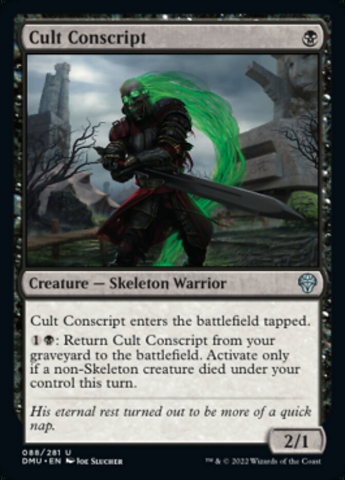 Cult Conscript [Dominaria United] | Shuffle n Cut Hobbies & Games