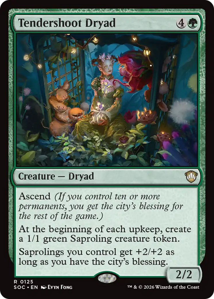 Tendershoot Dryad [Secrets of Strixhaven Commander] | Shuffle n Cut Hobbies & Games