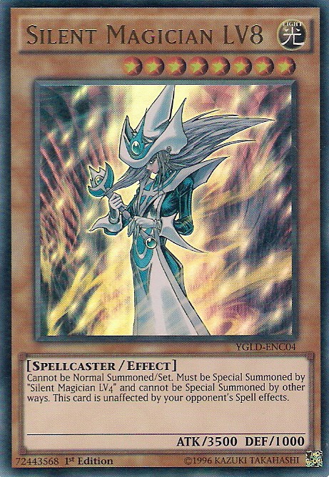 Silent Magician LV8 [YGLD-ENC04] Ultra Rare | Shuffle n Cut Hobbies & Games