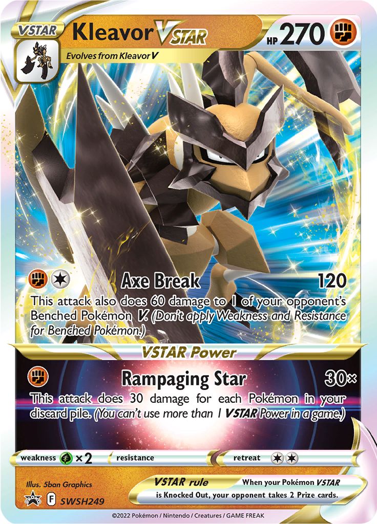Kleavor VSTAR (SWSH249) (Jumbo Card) [Sword & Shield: Black Star Promos] | Shuffle n Cut Hobbies & Games