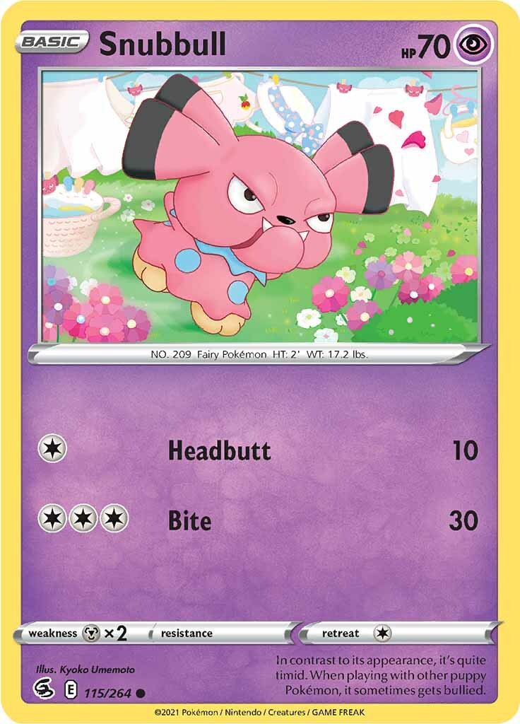 Snubbull (115/264) [Sword & Shield: Fusion Strike] | Shuffle n Cut Hobbies & Games