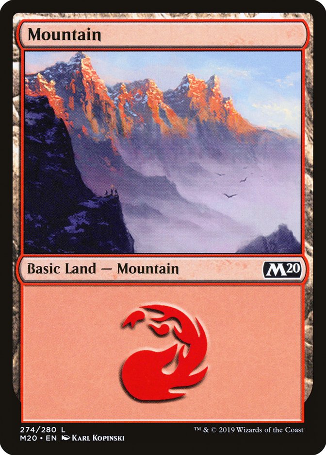 Mountain (274) [Core Set 2020] | Shuffle n Cut Hobbies & Games