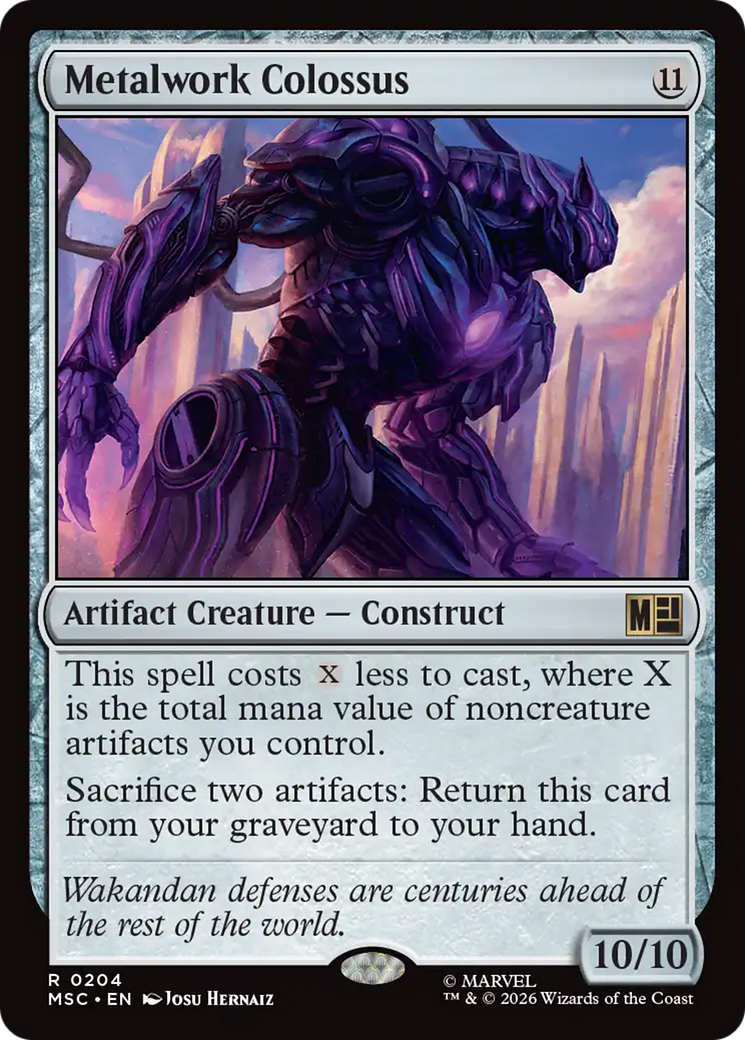 Metalwork Colossus [Marvel Super Heroes Commander] | Shuffle n Cut Hobbies & Games