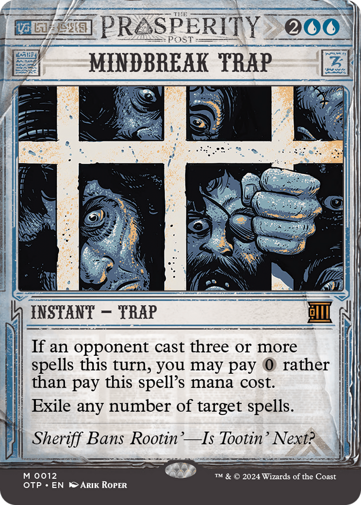 Mindbreak Trap [Outlaws of Thunder Junction: Breaking News] | Shuffle n Cut Hobbies & Games