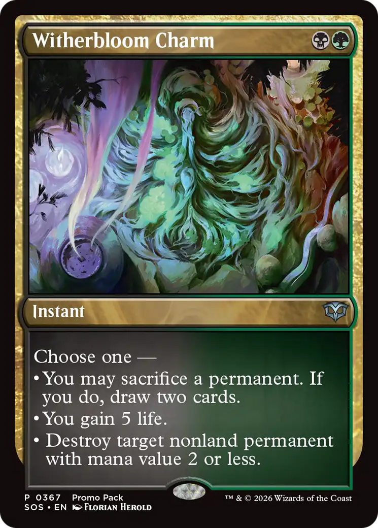 Witherbloom Charm [Secrets of Strixhaven Promos] | Shuffle n Cut Hobbies & Games