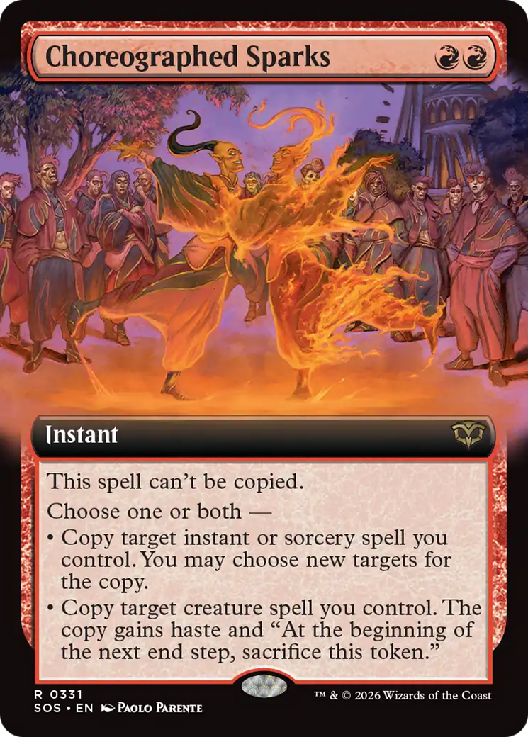 Choreographed Sparks (Extended Art) [Secrets of Strixhaven] | Shuffle n Cut Hobbies & Games