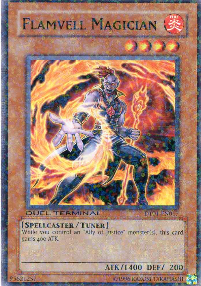 Flamvell Magician [DT01-EN017] Common | Shuffle n Cut Hobbies & Games