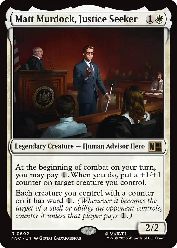 Matt Murdock, Justice Seeker [Marvel Super Heroes Commander] | Shuffle n Cut Hobbies & Games