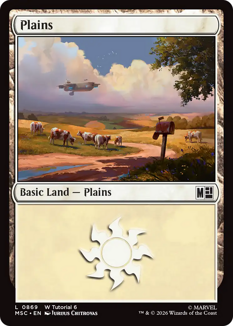 Plains (0869) [Marvel Super Heroes Commander] | Shuffle n Cut Hobbies & Games