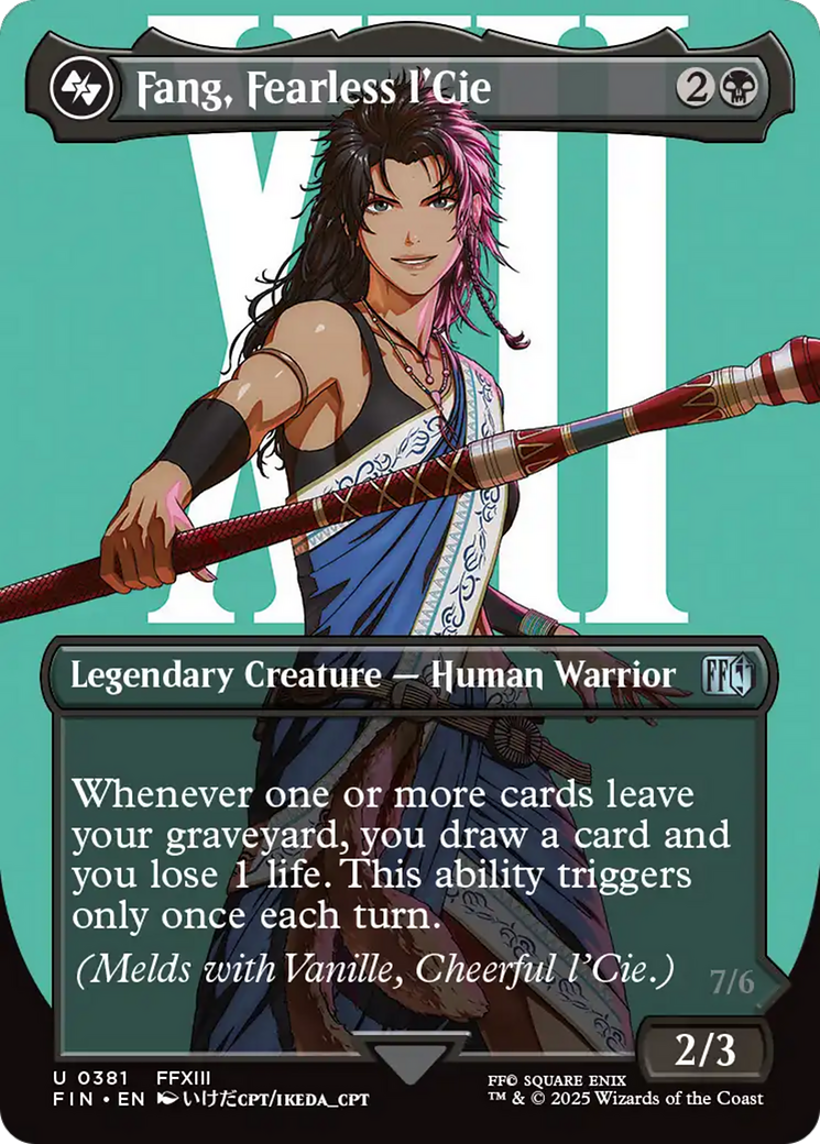 Fang, Fearless l'Cie (Borderless) [FINAL FANTASY] | Shuffle n Cut Hobbies & Games