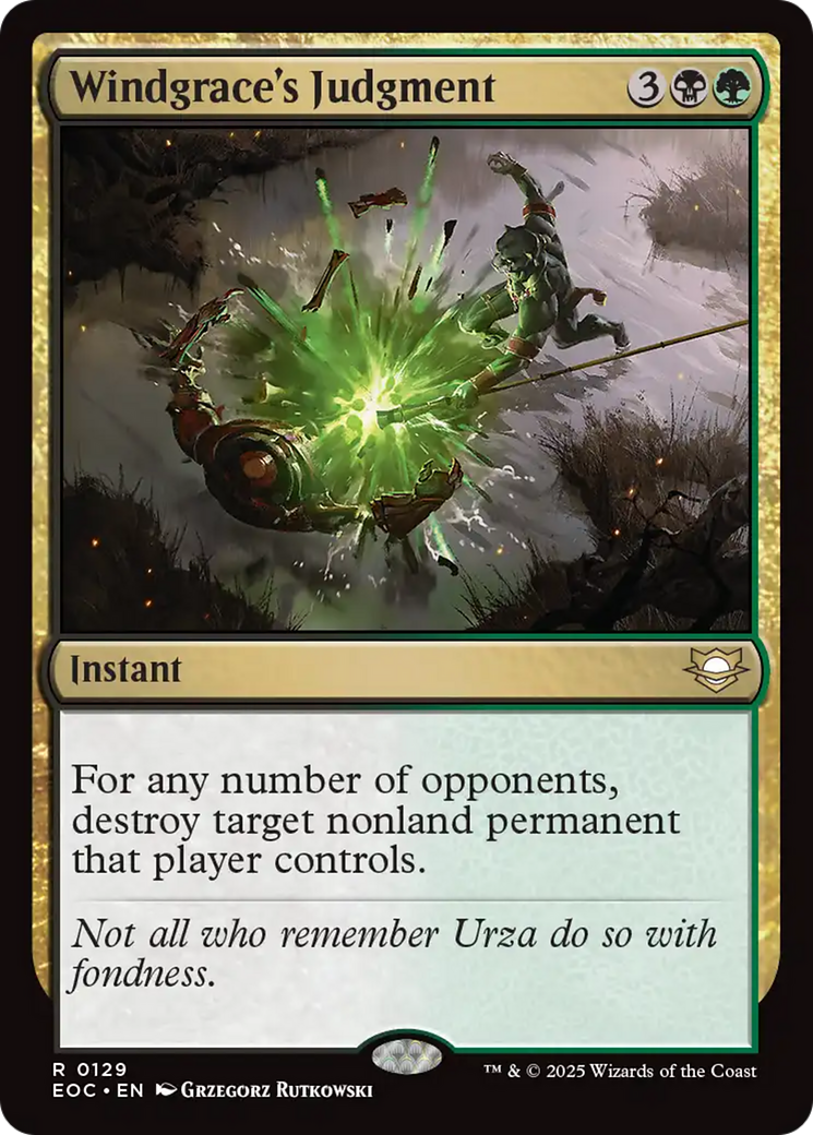 Windgrace's Judgment [Edge of Eternities Commander] | Shuffle n Cut Hobbies & Games