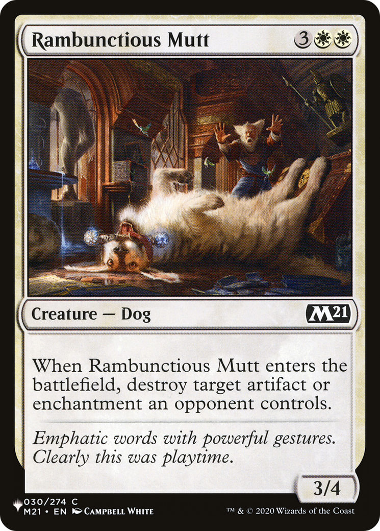 Rambunctious Mutt [The List] | Shuffle n Cut Hobbies & Games