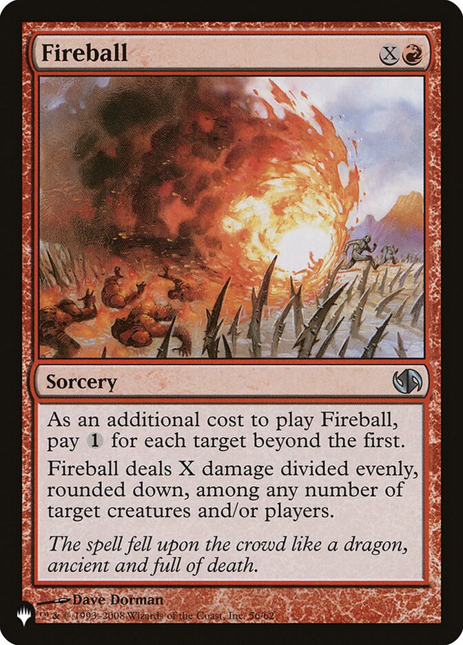 Fireball [The List] | Shuffle n Cut Hobbies & Games