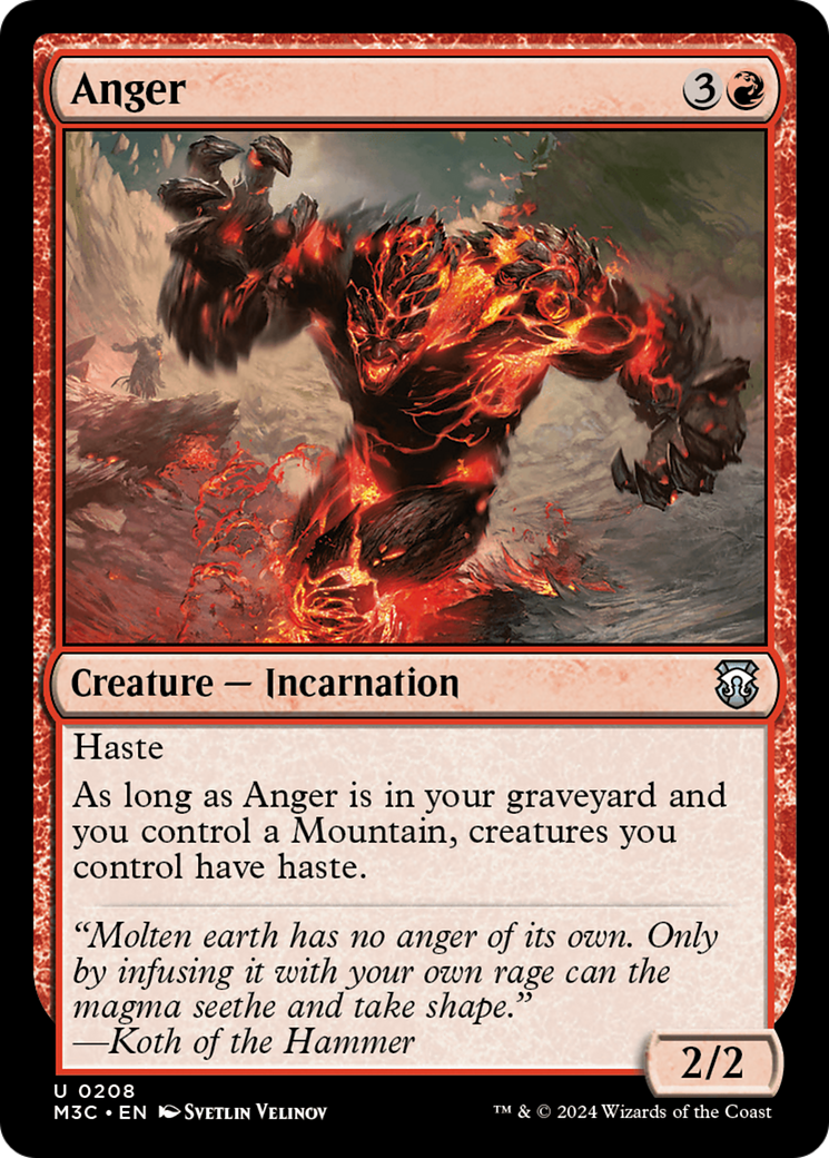 Anger [Modern Horizons 3 Commander] | Shuffle n Cut Hobbies & Games