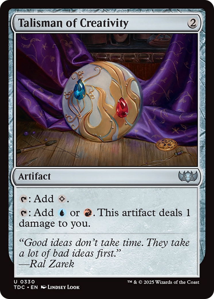Talisman of Creativity [Tarkir: Dragonstorm Commander] | Shuffle n Cut Hobbies & Games