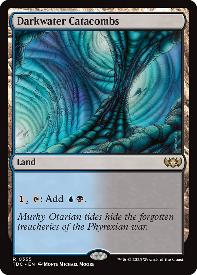Darkwater Catacombs [Tarkir: Dragonstorm Commander] | Shuffle n Cut Hobbies & Games