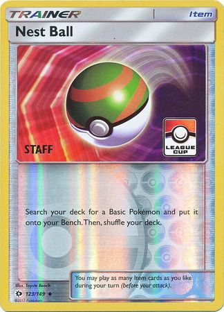 Nest Ball (123/149) (League Promo Staff) [Sun & Moon: Base Set] | Shuffle n Cut Hobbies & Games