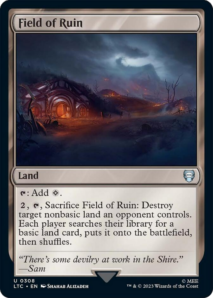 Field of Ruin [The Lord of the Rings: Tales of Middle-Earth Commander] | Shuffle n Cut Hobbies & Games