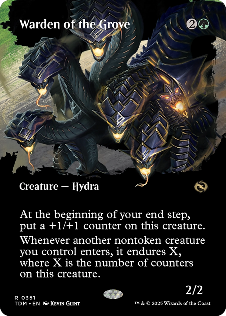 Warden of the Grove (Borderless) [Tarkir: Dragonstorm] | Shuffle n Cut Hobbies & Games