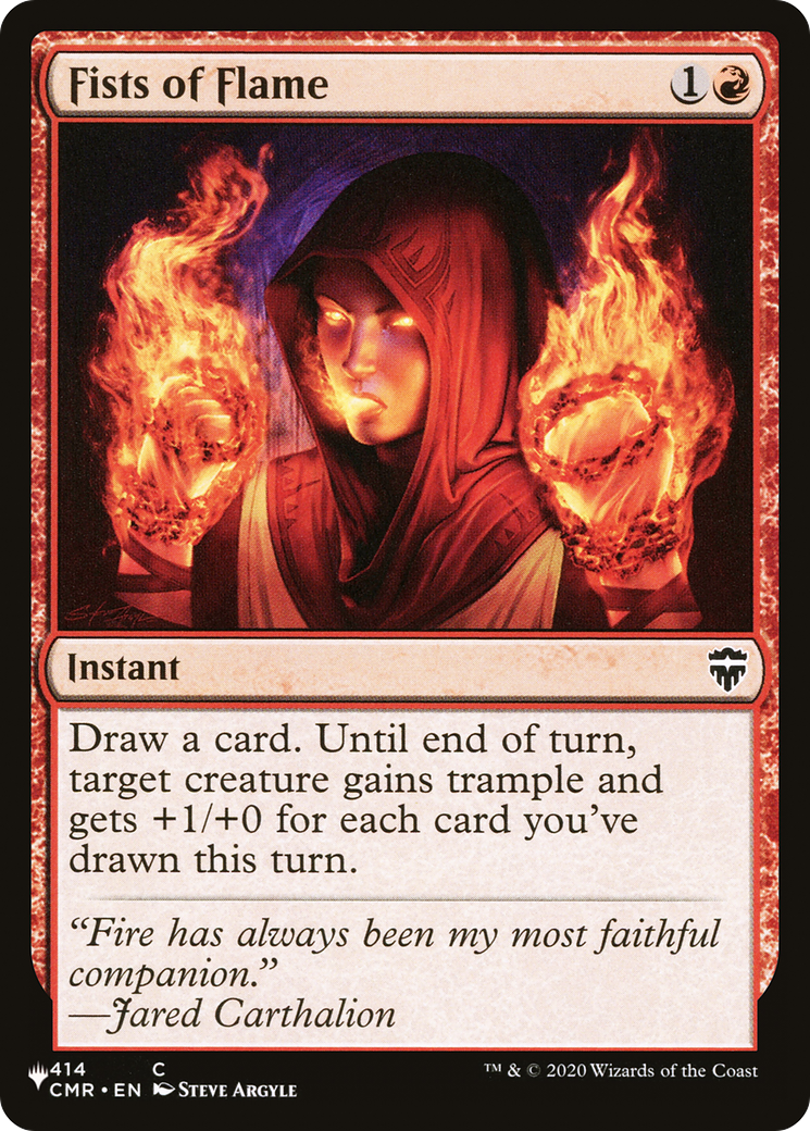 Fists of Flame [The List] | Shuffle n Cut Hobbies & Games