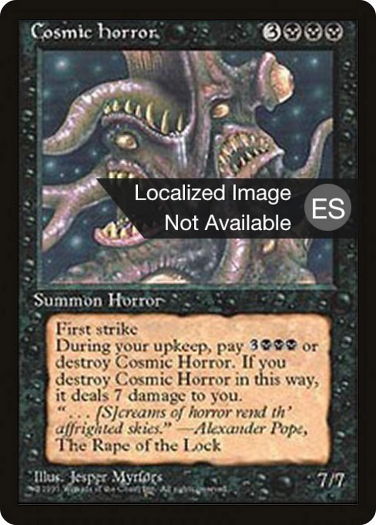 Cosmic Horror [Fourth Edition Foreign Black Border] | Shuffle n Cut Hobbies & Games