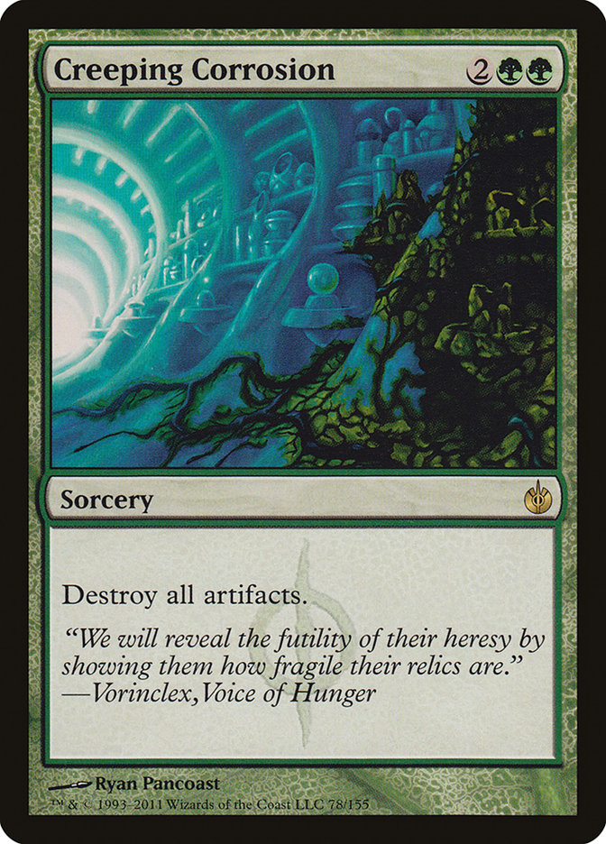Creeping Corrosion [Mirrodin Besieged] | Shuffle n Cut Hobbies & Games