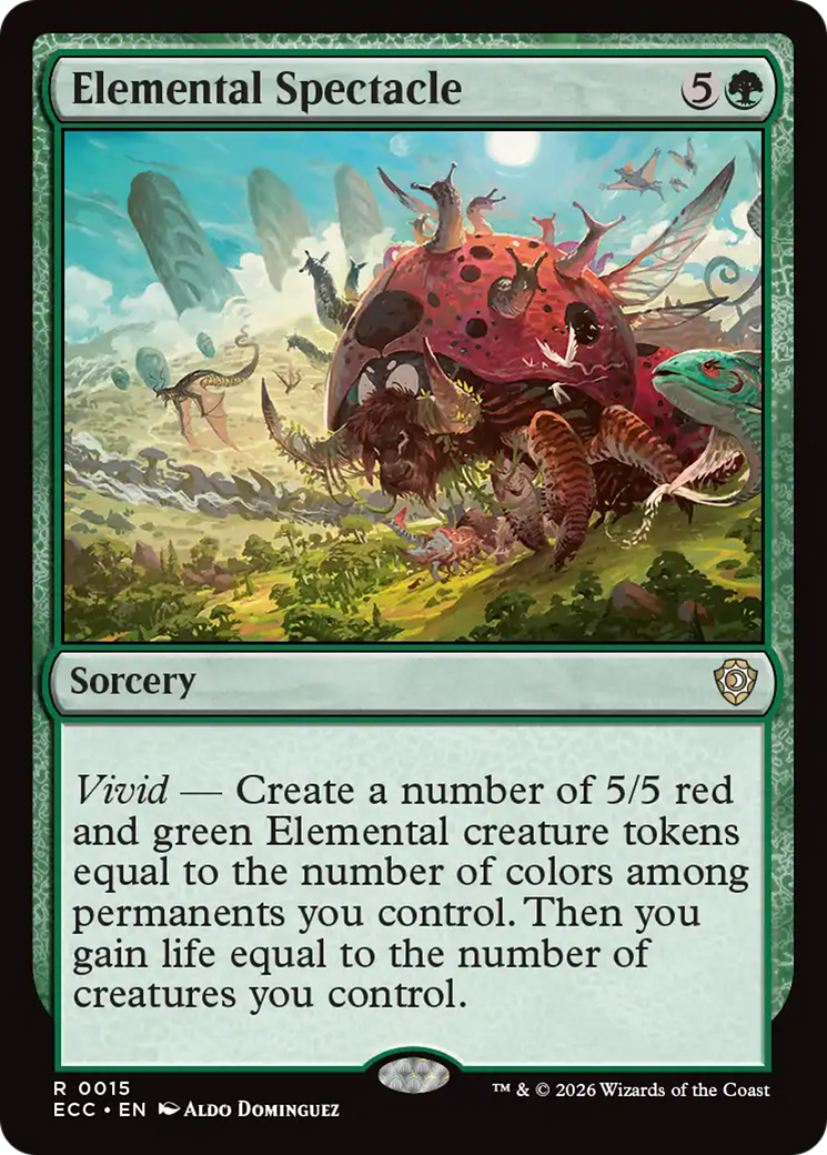 Elemental Spectacle [Lorwyn Eclipsed Commander] | Shuffle n Cut Hobbies & Games