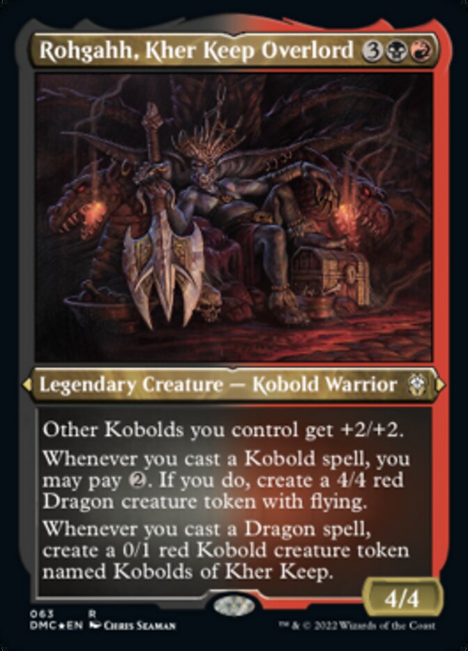 Rohgahh, Kher Keep Overlord (Foil Etched) [Dominaria United Commander] | Shuffle n Cut Hobbies & Games