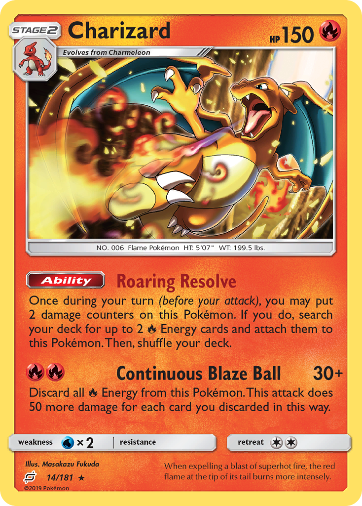 Charizard (14/181) [Sun & Moon: Team Up] | Shuffle n Cut Hobbies & Games