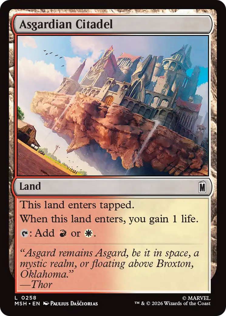 Asgardian Citadel [Marvel Super Heroes] | Shuffle n Cut Hobbies & Games