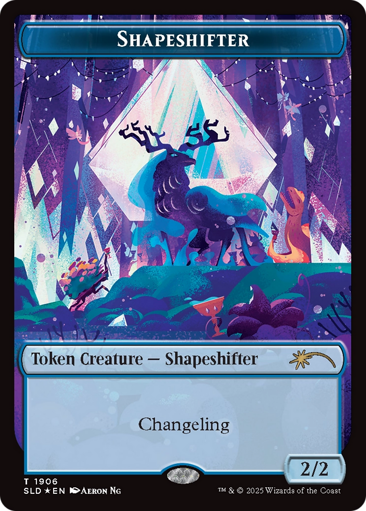 Shapeshifter Token (1906) (Double Rainbow Foil) [Secret Lair Drop Series] | Shuffle n Cut Hobbies & Games