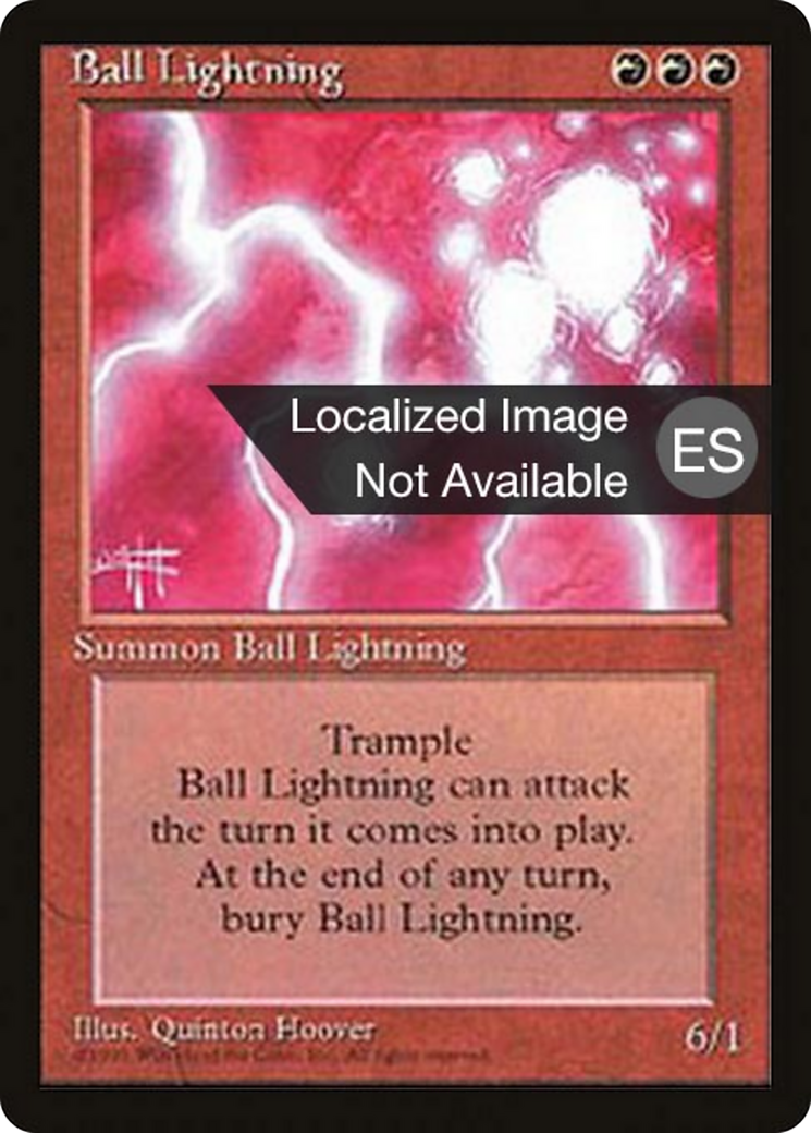 Ball Lightning [Fourth Edition Foreign Black Border] | Shuffle n Cut Hobbies & Games