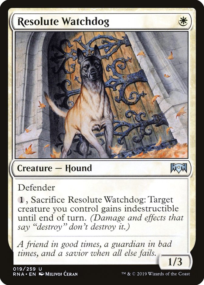 Resolute Watchdog [Ravnica Allegiance] | Shuffle n Cut Hobbies & Games