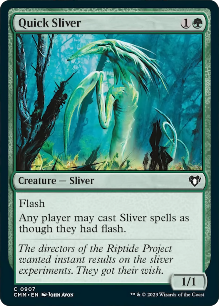 Quick Sliver [Commander Masters] | Shuffle n Cut Hobbies & Games