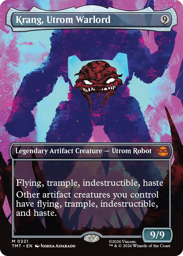Krang, Utrom Warlord (Borderless) [Teenage Mutant Ninja Turtles] | Shuffle n Cut Hobbies & Games