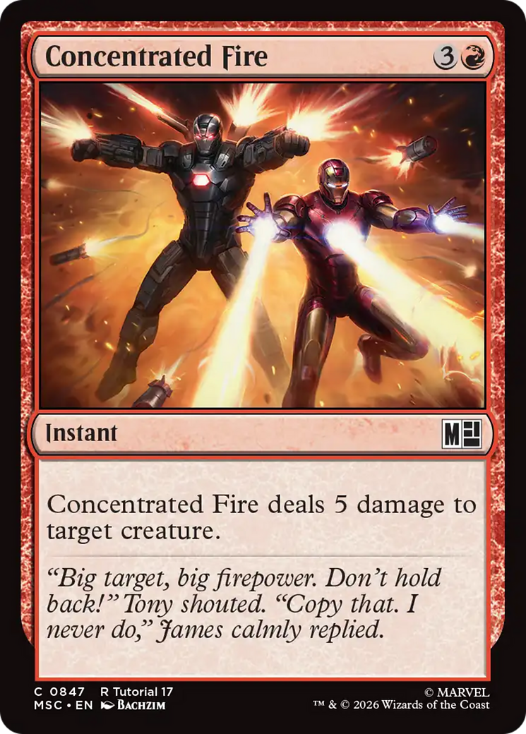 Concentrated Fire [Marvel Super Heroes Commander] | Shuffle n Cut Hobbies & Games