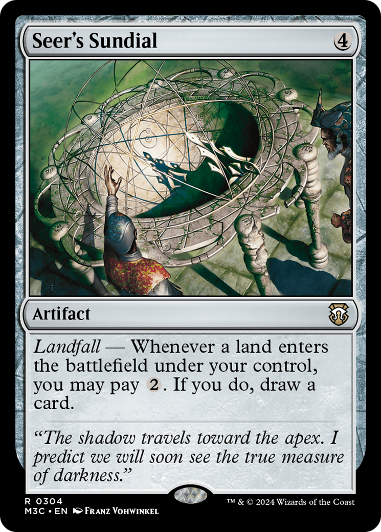 Seer's Sundial (Ripple Foil) [Modern Horizons 3 Commander] | Shuffle n Cut Hobbies & Games