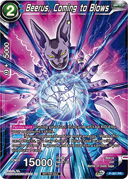 Beerus, Coming to Blows (Unison Warrior Series Boost Tournament Pack Vol. 7) (P-367) [Tournament Promotion Cards] | Shuffle n Cut Hobbies & Games