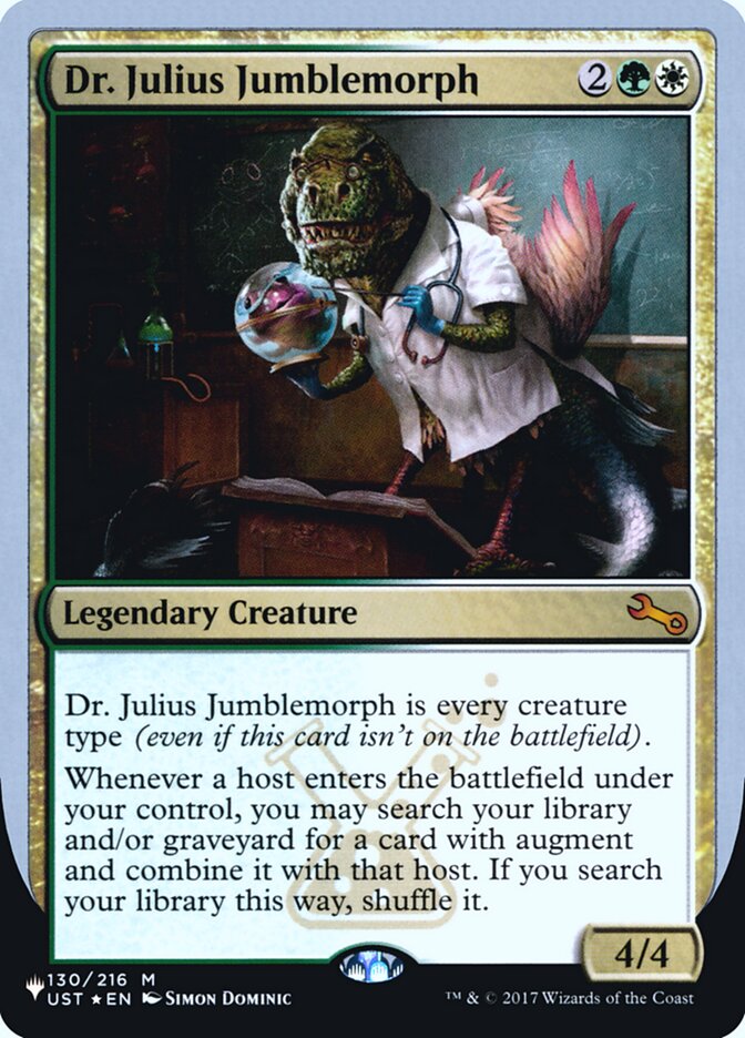 Dr. Julius Jumblemorph (Unfinity Foil Edition) [The List] | Shuffle n Cut Hobbies & Games