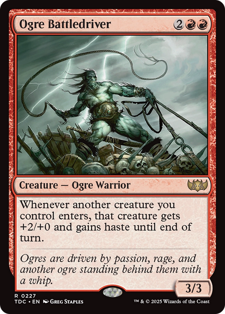 Ogre Battledriver [Tarkir: Dragonstorm Commander] | Shuffle n Cut Hobbies & Games