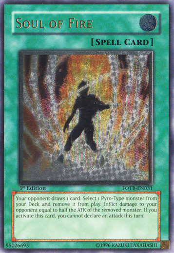 Soul of Fire [FOTB-EN031] Ultimate Rare | Shuffle n Cut Hobbies & Games