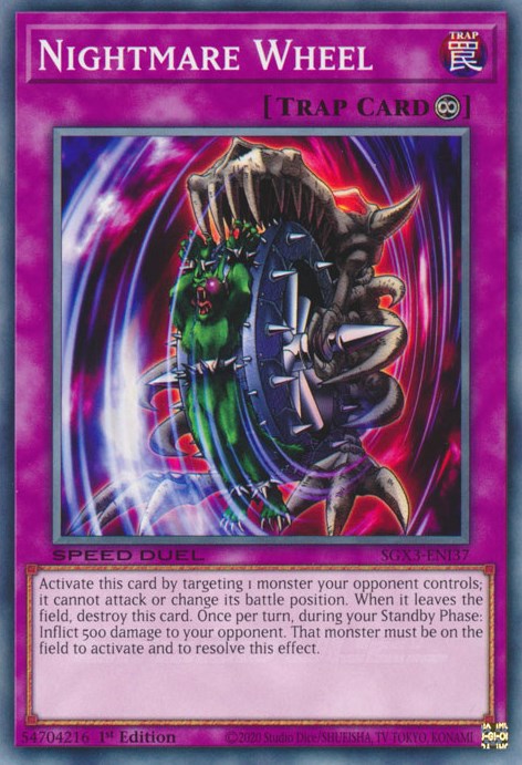 Nightmare Wheel [SGX3-ENI37] Common | Shuffle n Cut Hobbies & Games