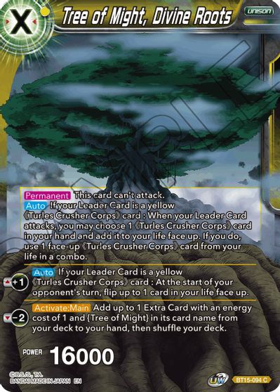 Tree of Might, Divine Roots (BT15-094) [Saiyan Showdown] | Shuffle n Cut Hobbies & Games