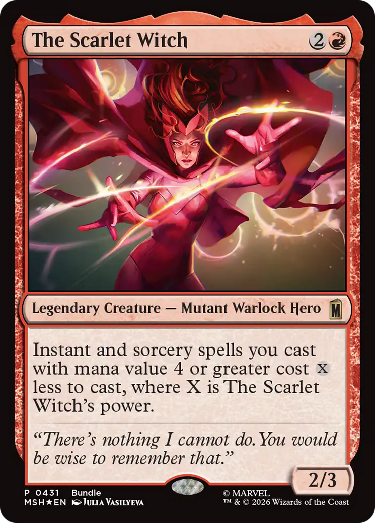 The Scarlet Witch (Bundle) [Marvel Super Heroes Promos] | Shuffle n Cut Hobbies & Games