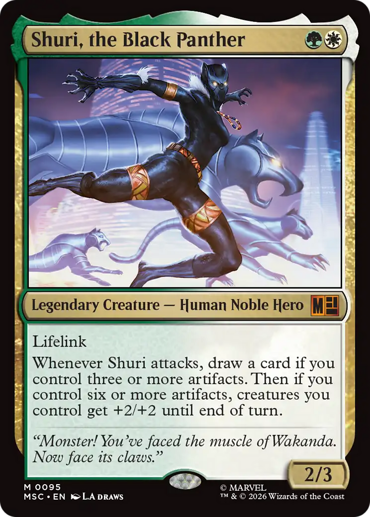 Shuri, the Black Panther [Marvel Super Heroes Commander] | Shuffle n Cut Hobbies & Games