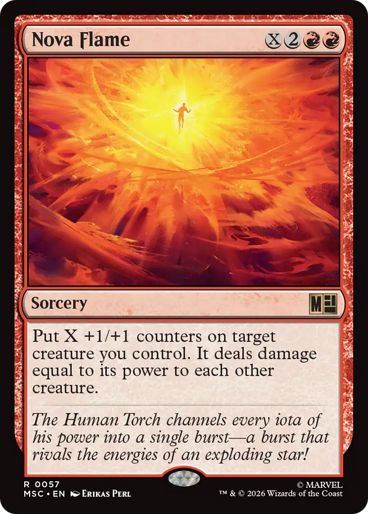 Nova Flame [Marvel Super Heroes Commander] | Shuffle n Cut Hobbies & Games