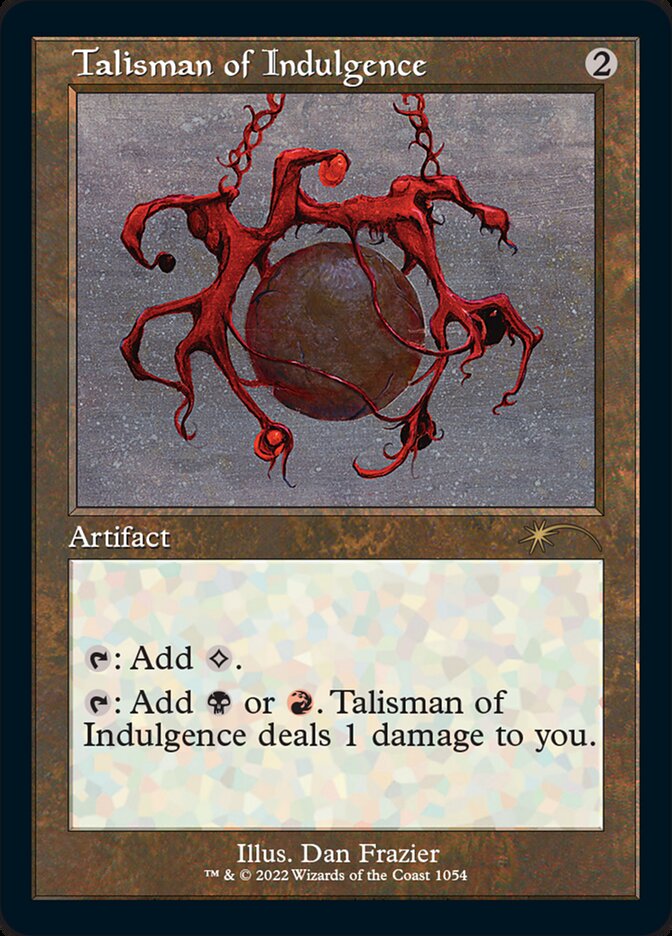 Talisman of Indulgence (Retro Frame) [Secret Lair Drop Series] | Shuffle n Cut Hobbies & Games