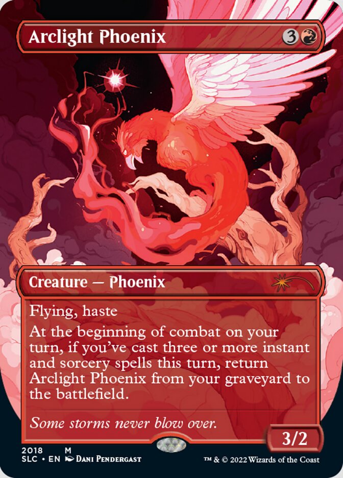 Arclight Phoenix (Borderless) [Secret Lair Countdown Kit] | Shuffle n Cut Hobbies & Games